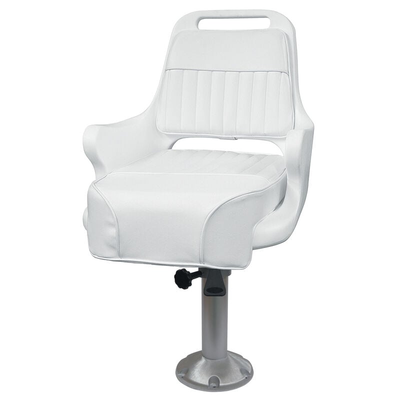 Wise Ladder Back Pilot Chair w/15" Pedestal, Mounting Plate, and Seat Spider image number 1