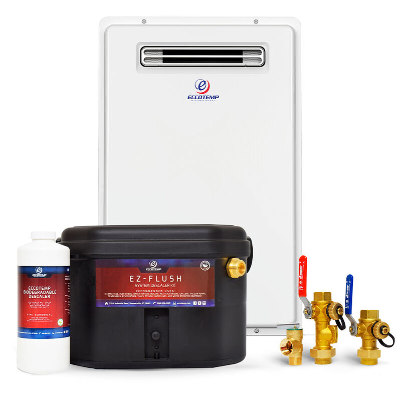 Eccotemp 20H Outdoor 6.0 GPM LP Tankless Water Heater Service Kit Bundle image number 1