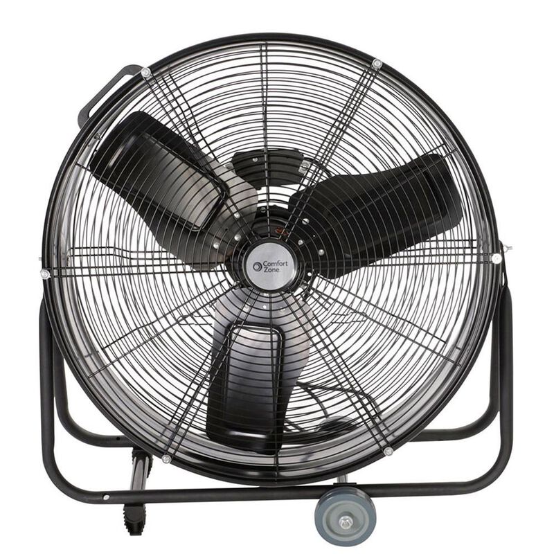 Comfort Zone Drum Fan, 24" image number 1