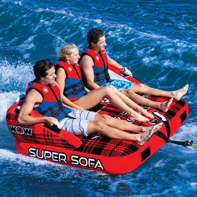 WOW Super Sofa 3-Person Towable Tube image number 3