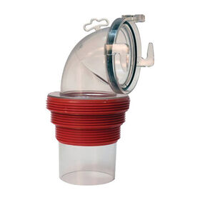 Valterra EZ Coupler 90&deg; Clear Bayonet Sewer Fitting
