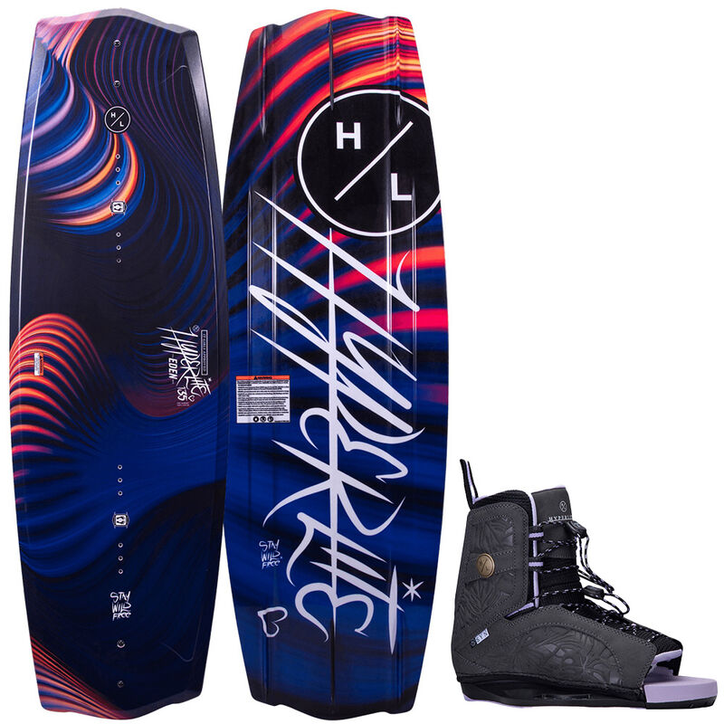 Hyperlite Women's Factory Blemish Eden 2.0 Wakeboard with Syn Open-Toe Bindings image number 1