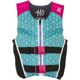 HO Youth Pursuit Neoprene Life Jacket, turquoise/pink