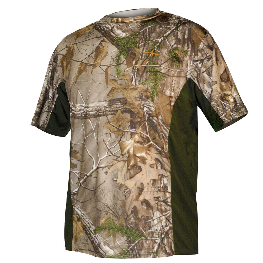 Habit Men's Performance Short-Sleeve Tee - Camo with Side Inserts ...