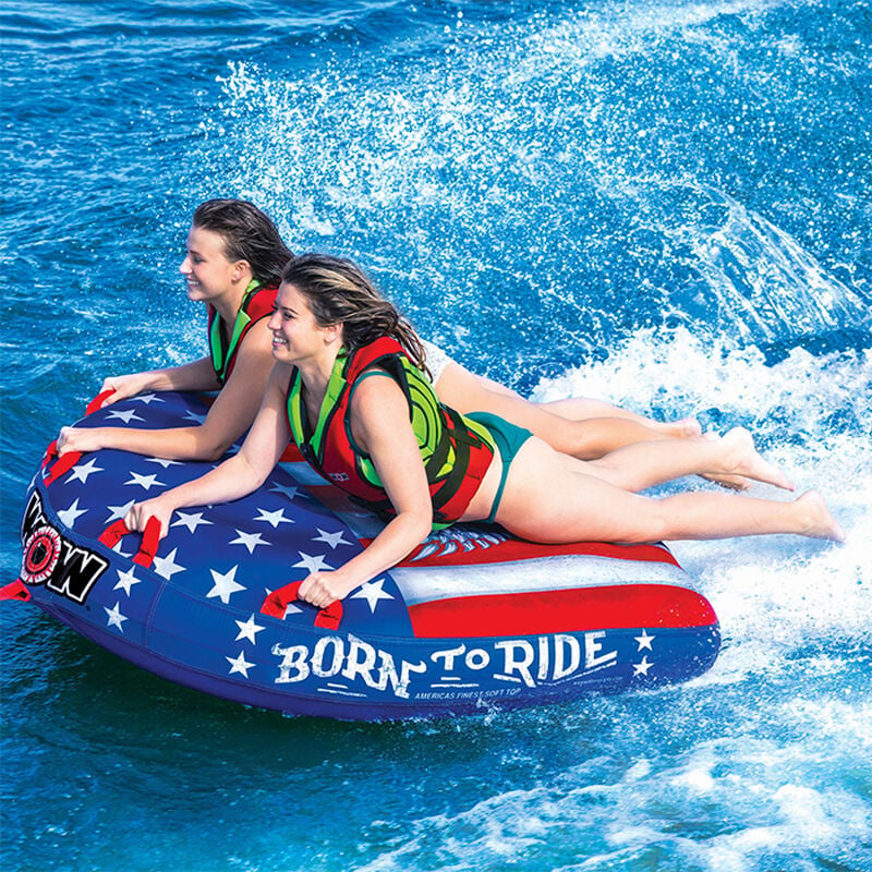 WOW Born To Ride 2-Person Towable Deck Tube image number 3