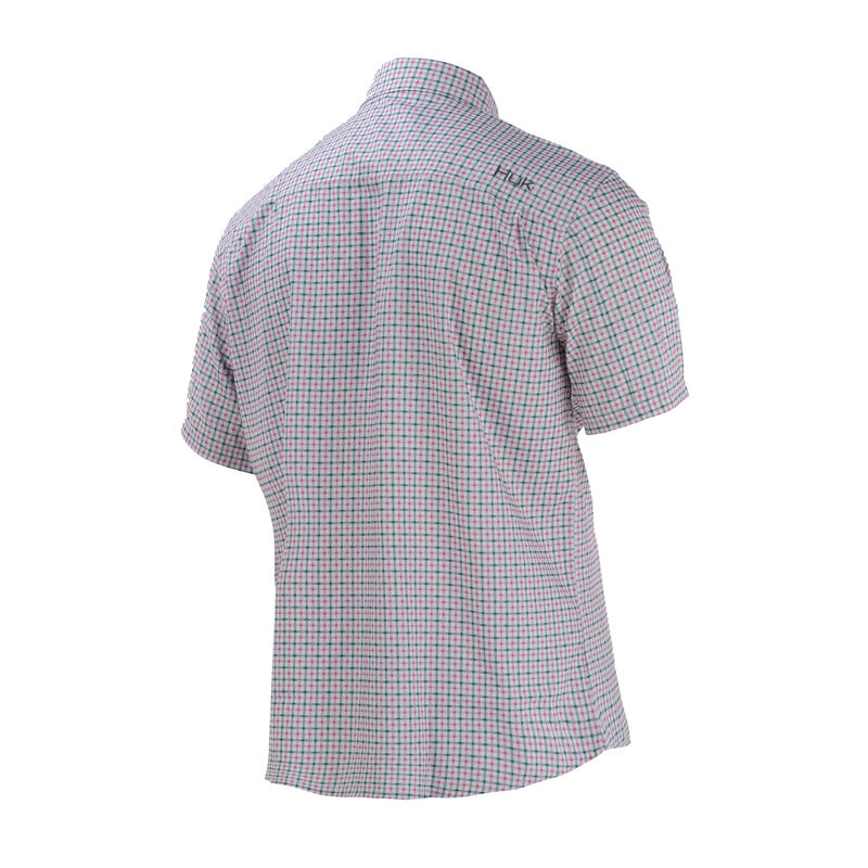 Huk Tide Point Woven Plaid Button-Down Shirt image number 2