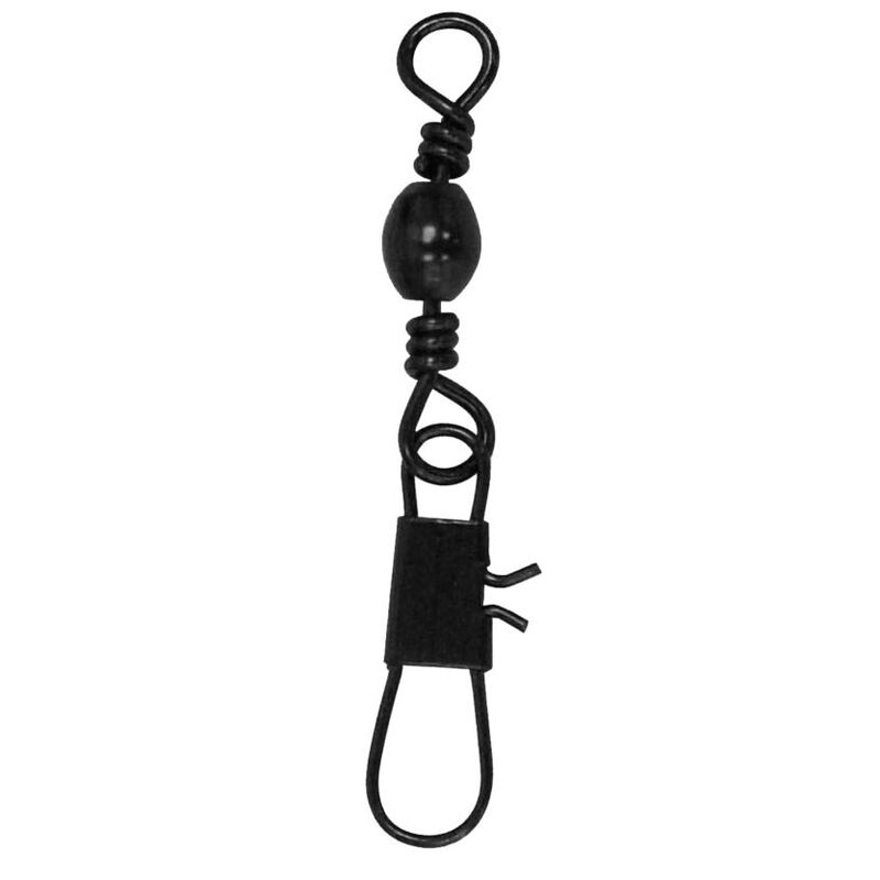 Eagle Claw Barrel Swivel with Interlock Snap image number 1