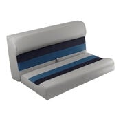 Toonmate Deluxe 36" Lounge Seat Top - Gray/Navy/Blue