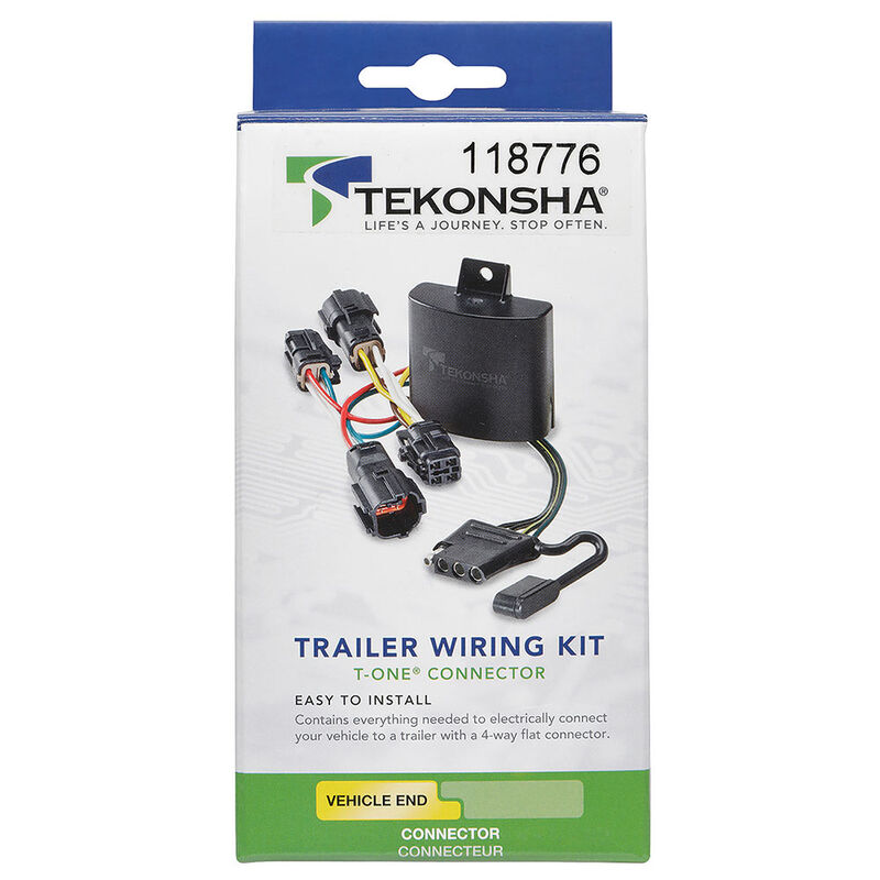 Tekonsha T-One T-Connector Custom Wiring Harness: Honda Accord image number 3