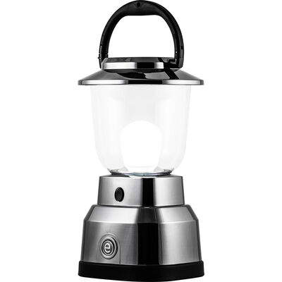 GE Enbrighten Nickel-Plated Dimmable Lantern