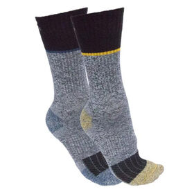 Carhartt Men&rsquo;s Force Performance Steel-Toe Crew Socks, 2 Pack