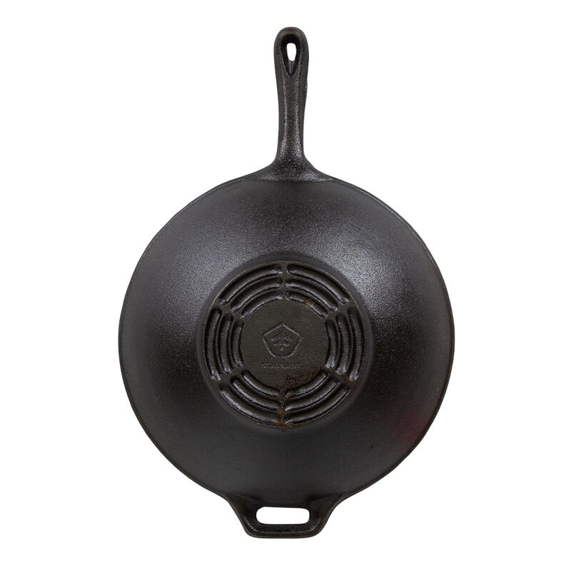 Stansport Pre-Seasoned Cast Iron Wok image number 4