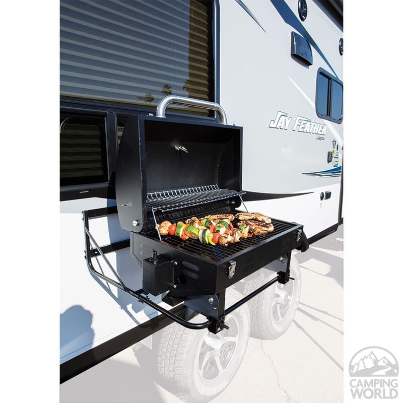 Portable RV Barbeque Grill, Black image number 7