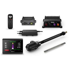 Garmin Reactor 40 Kicker Autopilot w/ GHC 50 Stainless Steel Tilt Tube