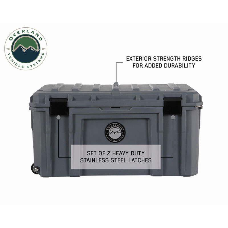Overland Vehicle Systems 169-Quart Dry Box with Wheels image number 3