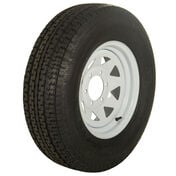 Goodyear Marathon 225/75 R 15 Radial Trailer Tire, 6-Lug White Spoke Rim