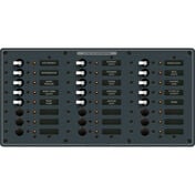 Blue Sea Systems Traditional Metal Panel, DC 24 Positions