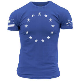 Grunt Style Men&rsquo;s Betsy Ross Flag Short-Sleeve Tee