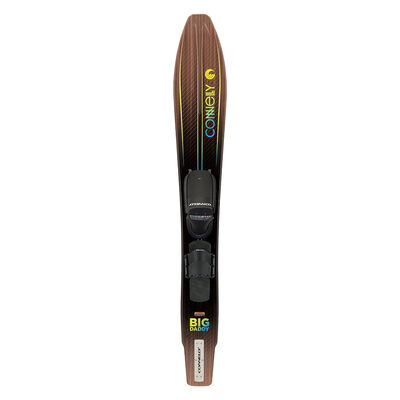 Connelly Big Daddy Slalom Waterski with Adjustable Velcro Binding and Rear Toe