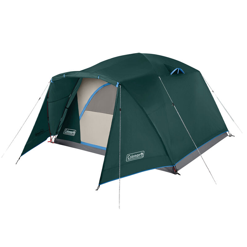 Coleman Skydome 6-Person Camping Tent with Full-Fly Vestibule, Evergreen image number 1