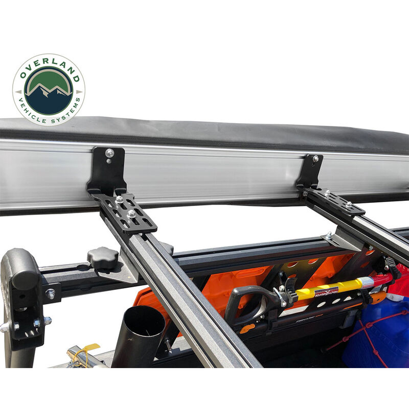 Overland Vehicle Systems 270 Driver Side Awning with Bracket Kit for Mid-to-High Roofline Vans image number 4