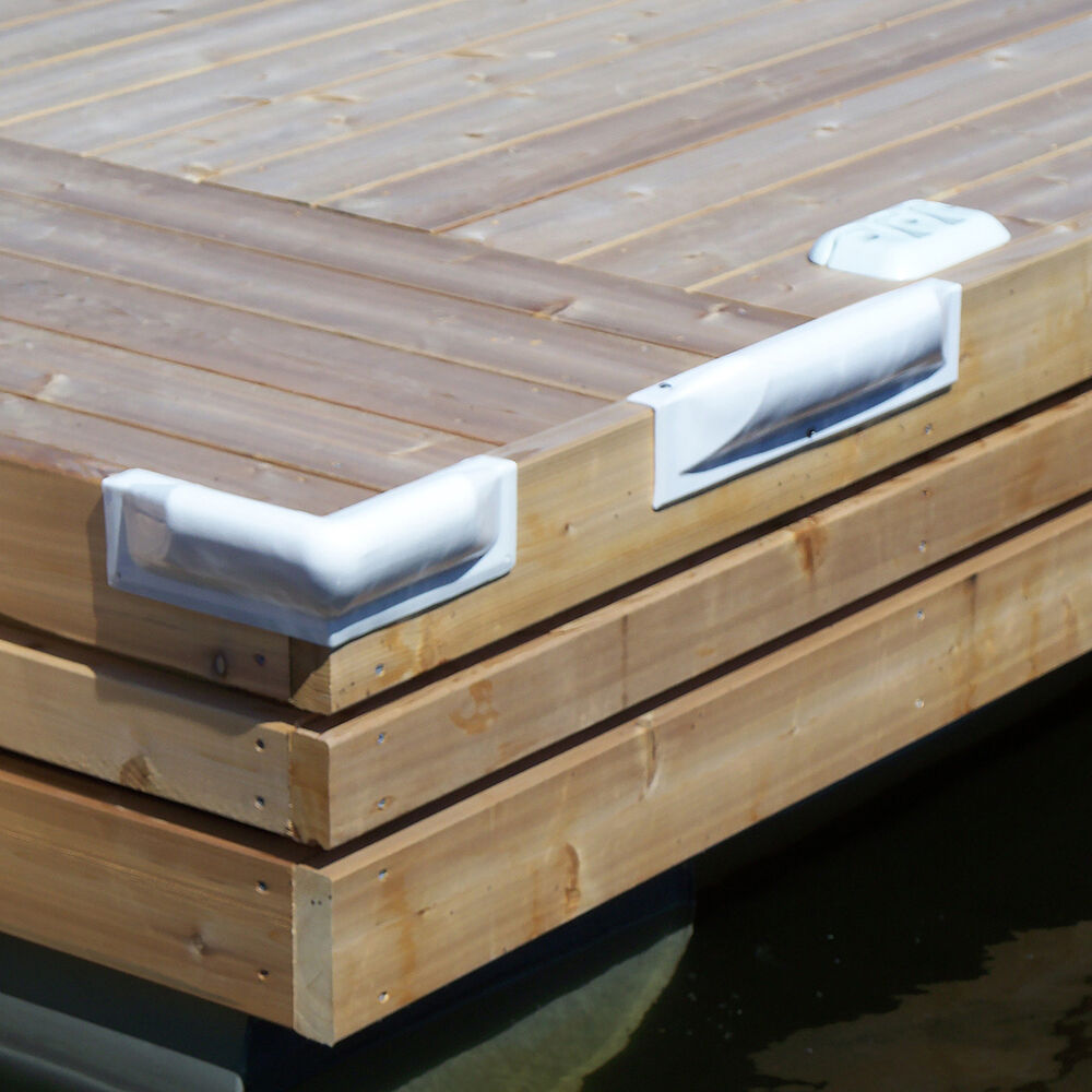 Dock Pro Vinyl Dock Bumper White 18" Straight Mount Overton's