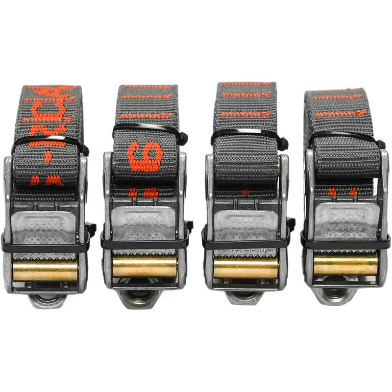 Rollercam Expedition Straight End 1" Wide Tie-Downs, 3' Long, Set of 4