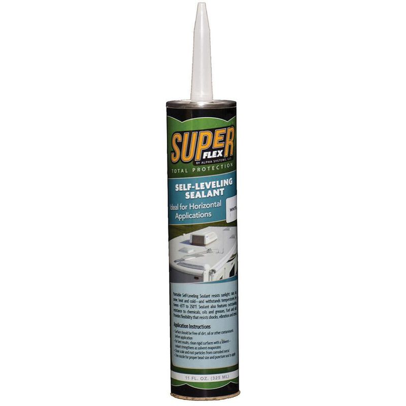 Super Flex Total Protection Self-Leveling Sealant, 11 oz. tube - White image number 1