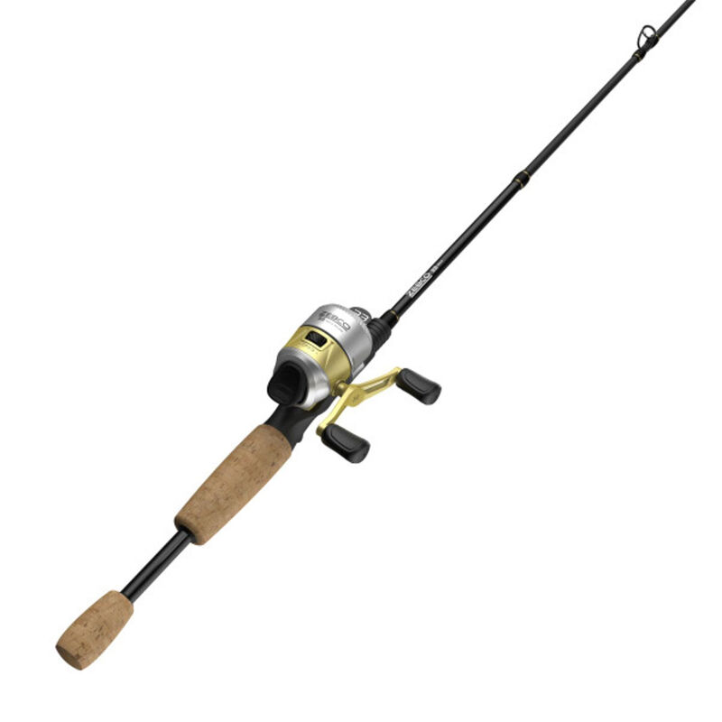 Zebco 33 Micro Gold Spincast Combo, 5', UL image number 1