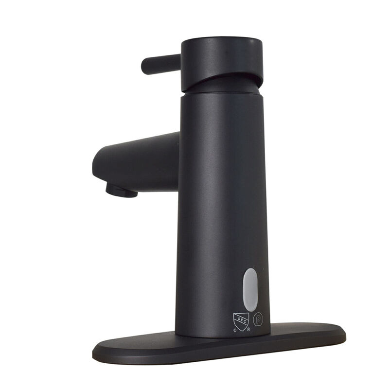 Valterra Premium Single Handle Vessel Lavatory in Matte Black image number 4