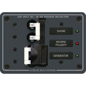 Blue Sea Systems Panel, 230V AC (European) AC Toggle Source Selector