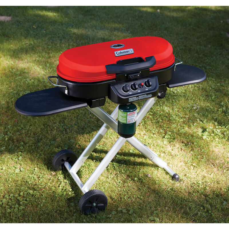 Coleman RoadTrip 285 Portable Stand-Up Propane Grill, Red image number 2