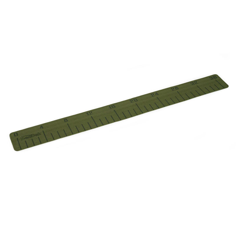 SeaDek 4" x 36" 3mm Fish Ruler w/Laser SD Logo - Olive Green image number 2