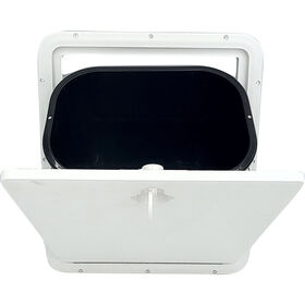 DPI Marine Tilt-Out Garbage Can 18 in x 16 in, Polar White
