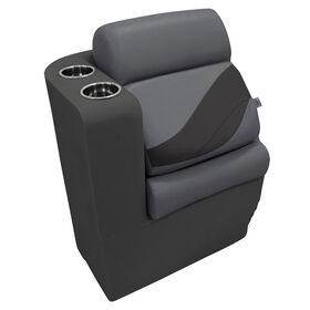 Wise Premier Pontoon Boat Seat Lean-Back Lounge, Left Side