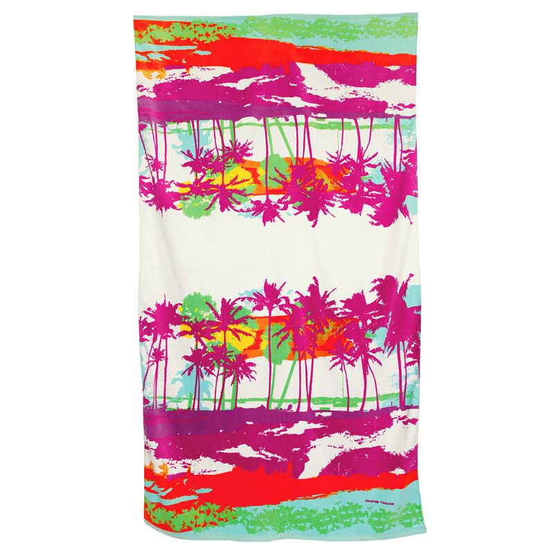 Printed Village Beach Towel image number 39