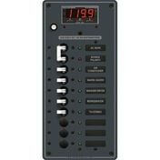 Blue Sea 230V AC Main + 8 Position Circuit Breaker Panel w/Digital Multimeter