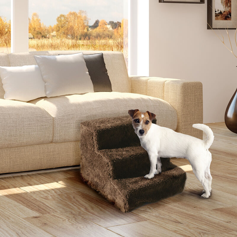Pet Steps, Brown Fleece  image number 3