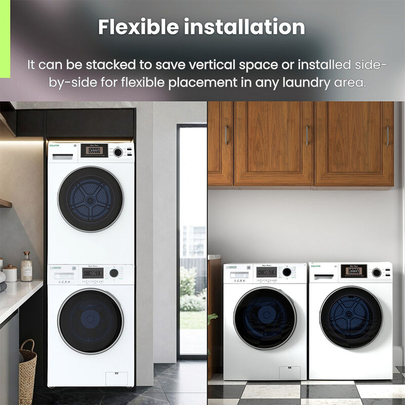 Equator Compact Stackable EW 822 Washer + ED 866 Dryer image number 5