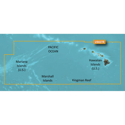 Garmin BlueChart g2 HD Cartography, Hawaiian Islands - Mariana Islands
