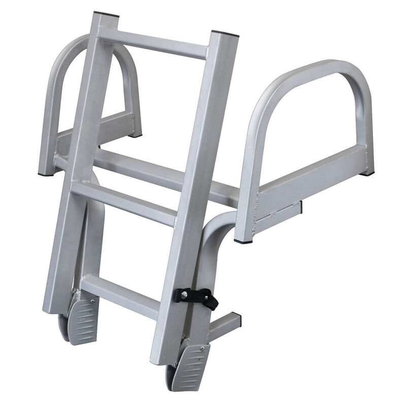 Toonmate 3-Step Dual-Curve Folding Pontoon Ladder image number 2