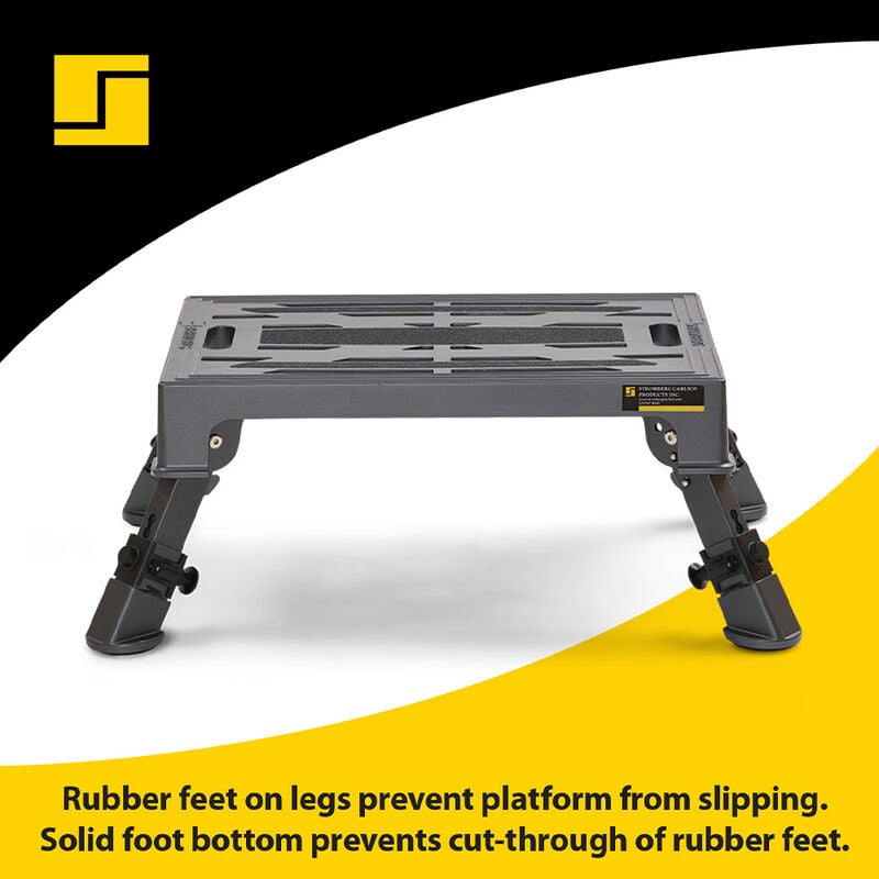 Stromberg Carlson PA-275 Adjustable Leg Die-Cast Aluminum Platform Step image number 7