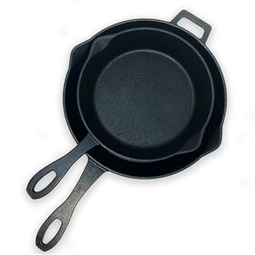 Bayou Classic 10" and 12" Cast Iron Skillet Set