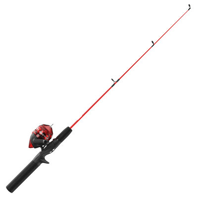 Zebco Dock Demon Spinning Combo, Red