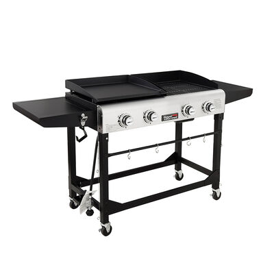 Royal Gourmet Premium 4-Burner Folding Gas Grill and Griddle