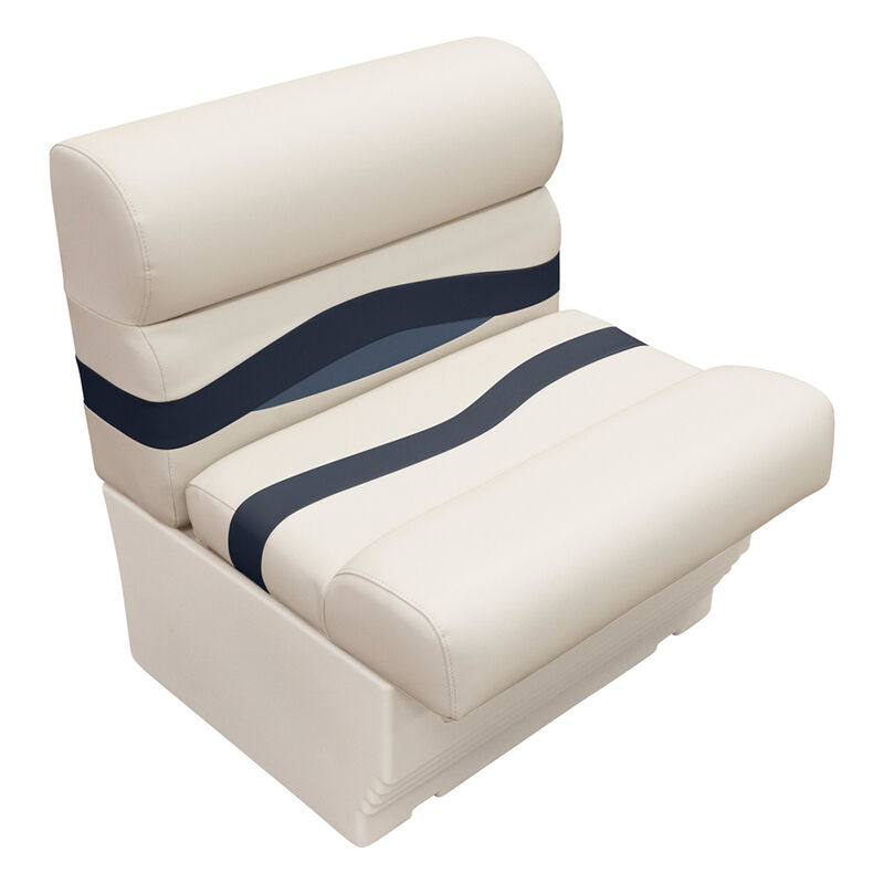 Wise Premier Pontoon 27" Wide Bench Seat with Platinum Base