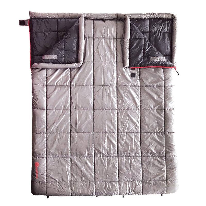 erehwon Hawkspring 30° Double Rectangle Sleeping Bag, Grey image number 1