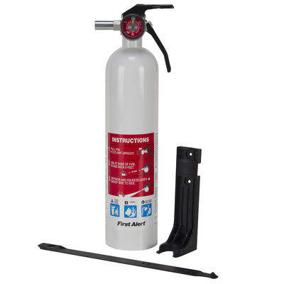 First Alert Marine Rechargeable Fire Extinguisher, 1-A:10-B:C