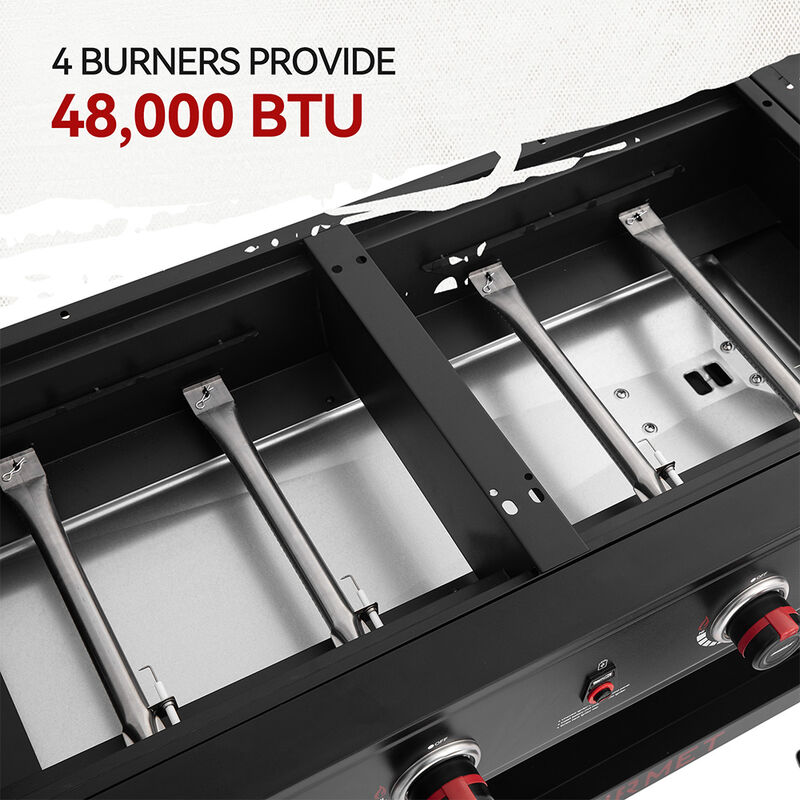 Royal Gourmet 4-Burner Gas Grill and Griddle Combo Package image number 10