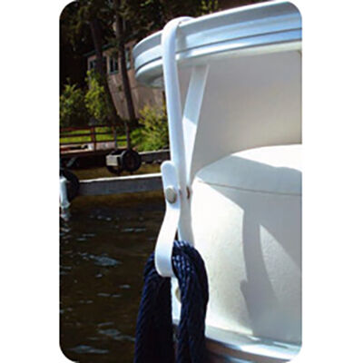 Line Hanger White Measures 9 1/2" in length